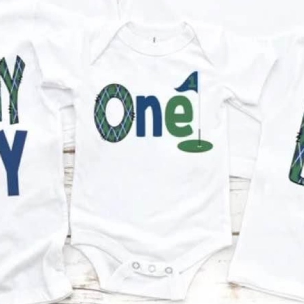 Baby Golf theme Onesie